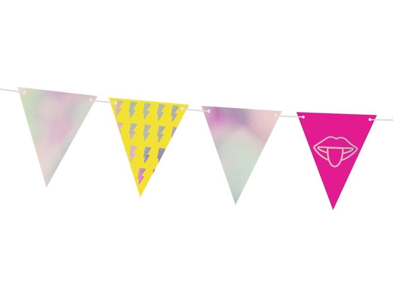 Gekleurde Slinger Holografisch 1,8cm van Partydeco koop je bij Partywinkel