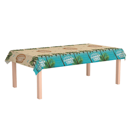 Gekleurde Tafelkleed Summer Vibes 2,74m van Paper Dreams koop je bij Partywinkel