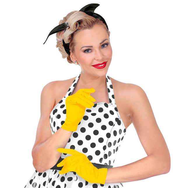 Gele Handschoenen van Widmann koop je bij Partywinkel