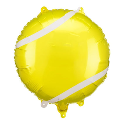 Gele Helium Ballon Tennisbal Leeg 35cm van Partydeco koop je bij Partywinkel