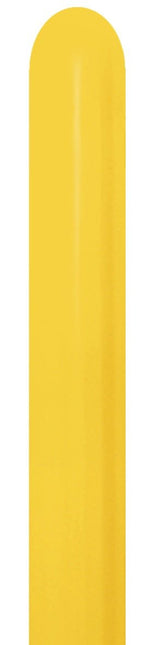 Gele Modellleerballonnen 7,6Cm Dik 1,52m 50st van Sempertex koop je bij Partywinkel