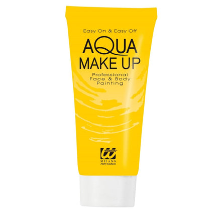 Gele Schmink Tube 30ml van Widmann koop je bij Partywinkel