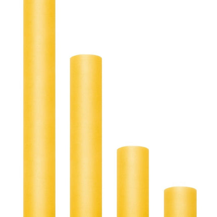 Gele Tule Rol 15cm 9m van Partydeco koop je bij Partywinkel