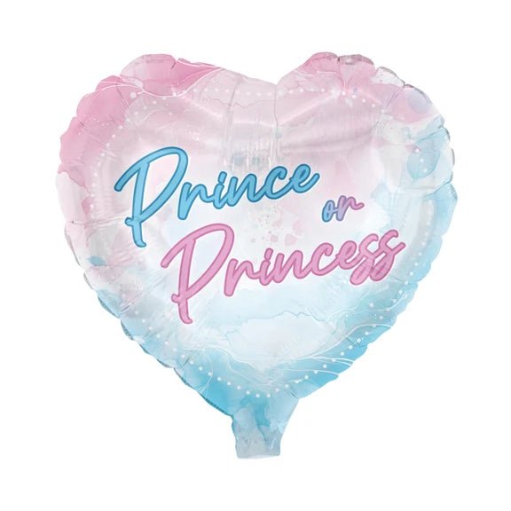 Gender Reveal Helium Ballon Hart Leeg 45cm van VDV Benefit koop je bij Partywinkel