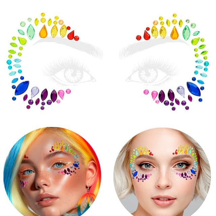 Gezichtsdecoratie Regenboog van Widmann koop je bij Partywinkel