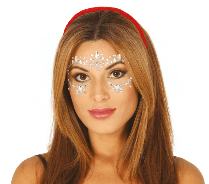 Gezichtssieraden Zilver van Fiestas Guirca koop je bij Partywinkel