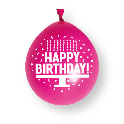 10pz Palloncini in lattice di buon compleanno 9" 