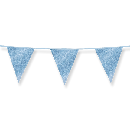 Ghirlanda Blu Glitter 6m