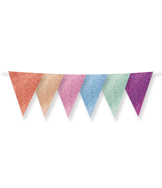 Ghirlanda colorata Glitter 6m