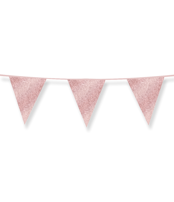 Ghirlanda Glitter Oro Rosa 6m