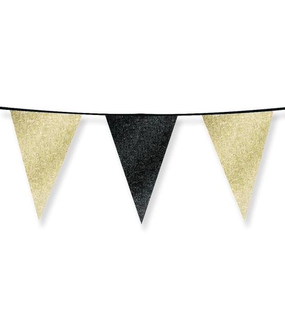 Ghirlanda d'oro nero 6m