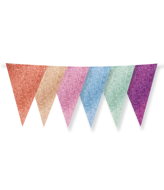Ghirlanda colorata Glitter 6m
