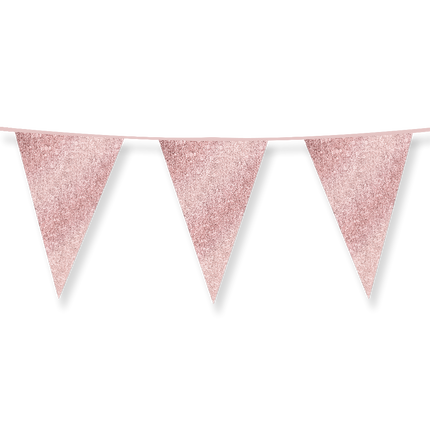 Bandiere glitterate 20 x 30 cm - Oro rosa