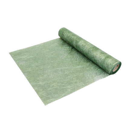 Runner da tavolo verde lucido 10m