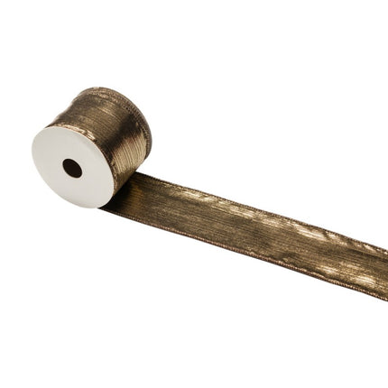 NASTRO A TELAIO NERO/ORO LUCIDO 6,3 CM X 3 M