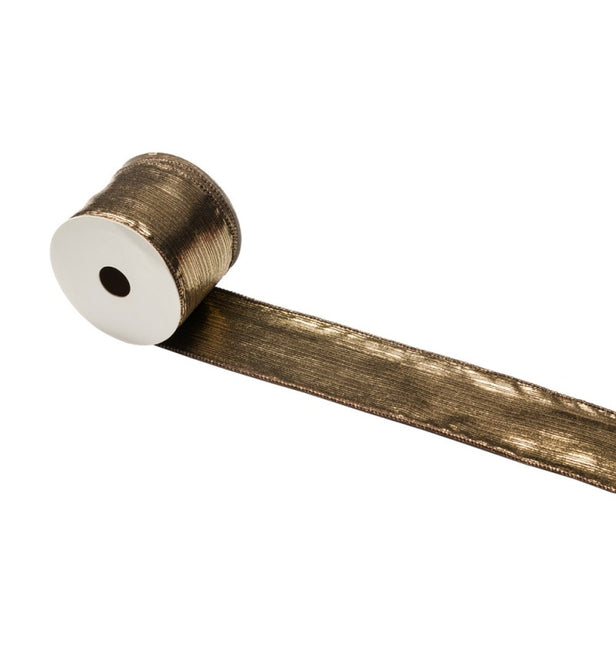 Nastro nero oro 6,3 cm 3 m