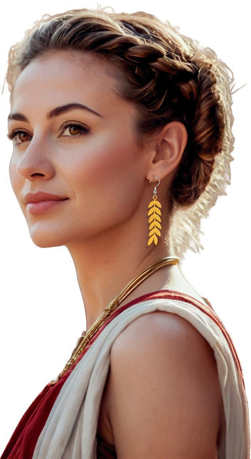 Gold roman earrings van Fiestas Guirca koop je bij Partywinkel