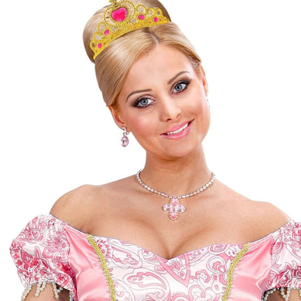 Goud Roze Tiara van Widmann koop je bij Partywinkel