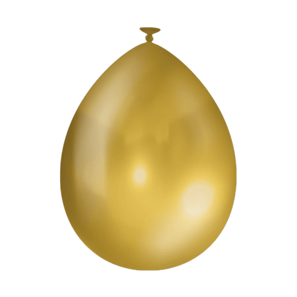 Gouden Ballonnen Metallic 30cm 10st - Partywinkel - 8716764243691