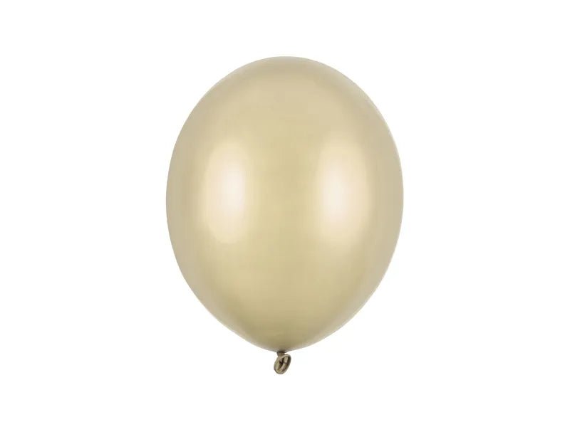 Gouden Ballonnen Metallic Cold Gold 27cm 10st van Partydeco koop je bij Partywinkel