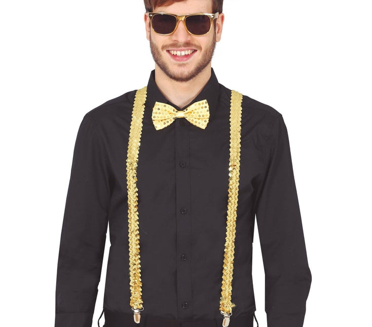 Gouden Bretels Glitter van Fiestas Guirca koop je bij Partywinkel