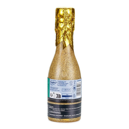 Gouden Confetti Kanon Champagne 20,5cm van Partydeco koop je bij Partywinkel