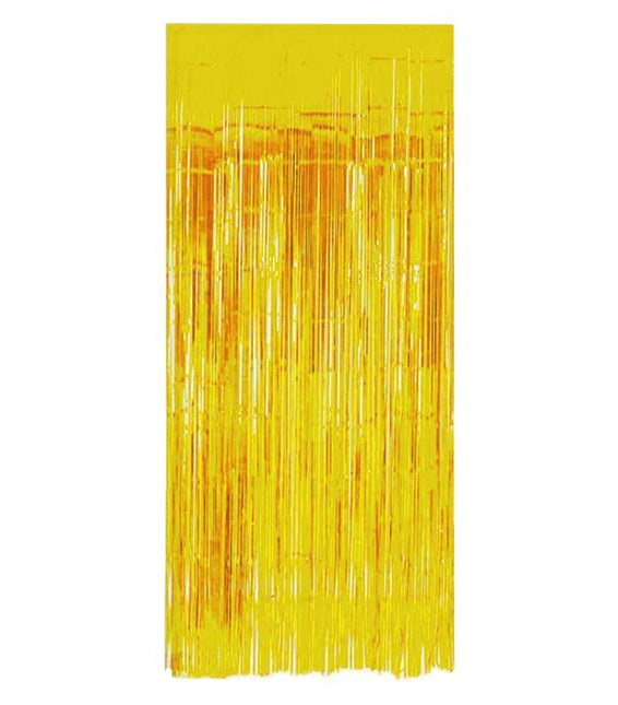 Gouden Deurgordijn Folie 2m - Partywinkel - 8714572092067