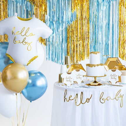 Gouden Deurgordijn Metallic 2,5m van Partydeco koop je bij Partywinkel