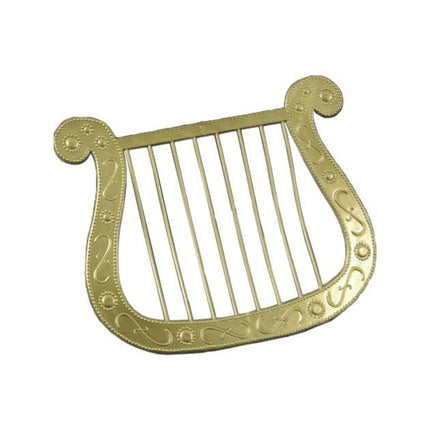 Gouden Harp Verkleedaccessoire 27,6cm van CHAKS koop je bij Partywinkel
