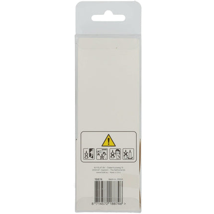 Gouden Kaars 4 Jaar 5cm van Folat koop je bij Partywinkel