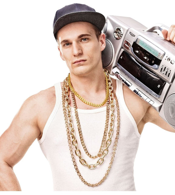 Gouden Ketting Schakel van Widmann koop je bij Partywinkel