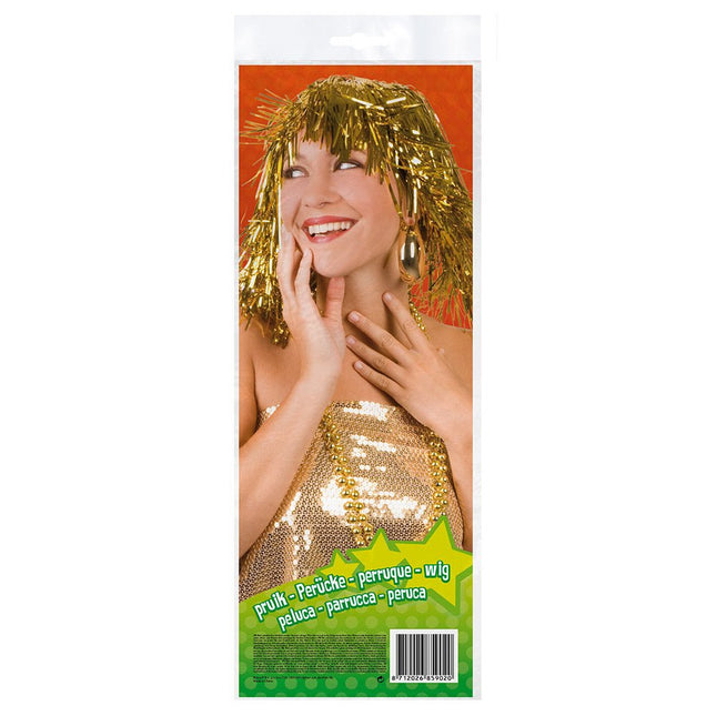 Gouden Pruik Folie - Partywinkel - 8712026859020