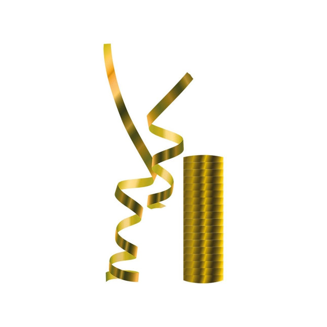 Gouden Serpentine Metallic Papier van Procos koop je bij Partywinkel