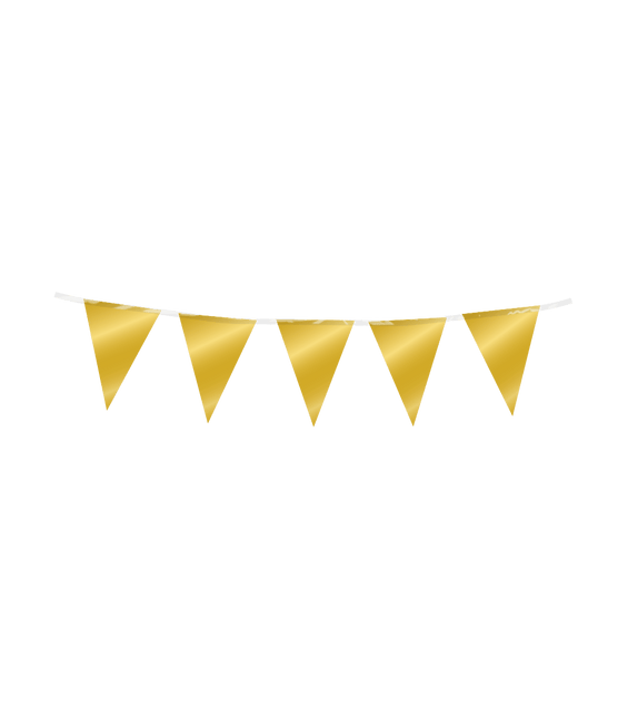 Gouden Slinger Mini Folie 3m - Partywinkel - 8716764246364