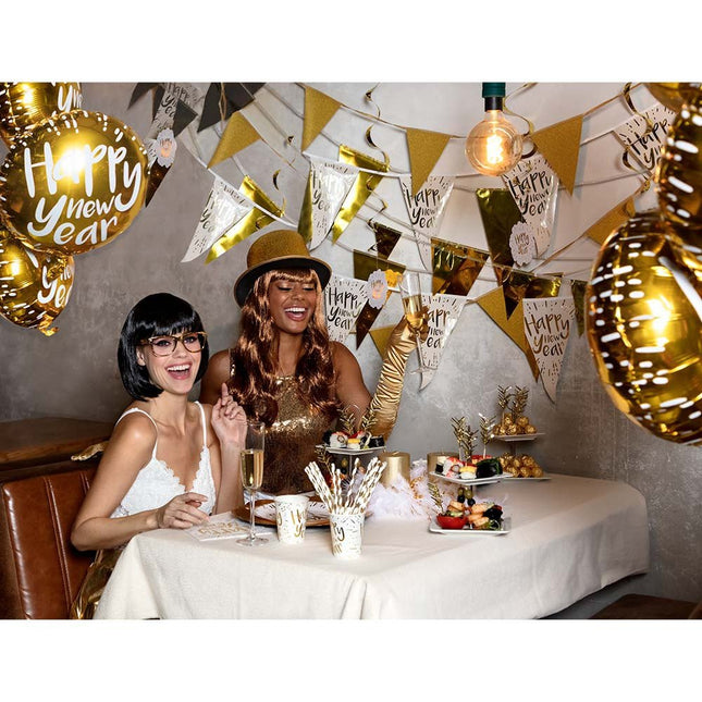 Gouden Strik Glitter van Boland koop je bij Partywinkel