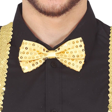 Gouden Strik Glitter Paillet van Fiestas Guirca koop je bij Partywinkel