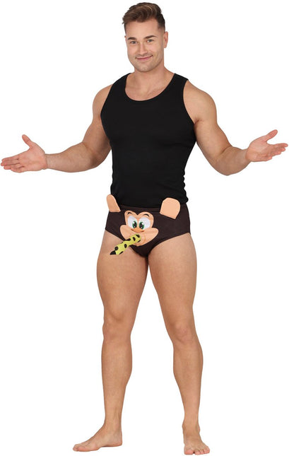 Grappige Onderbroek Aap - Partywinkel - 8434077182932