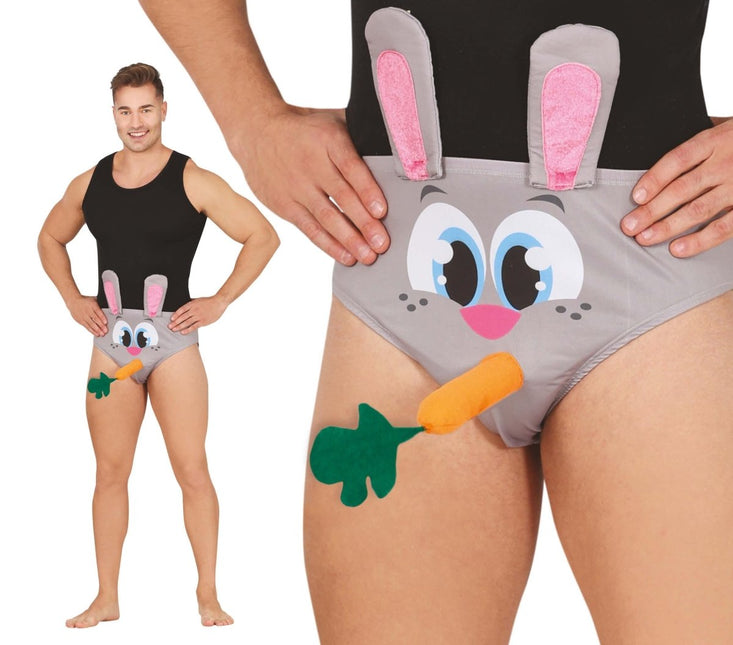 Grappige Onderbroek Konijn - Partywinkel - 8434077182949