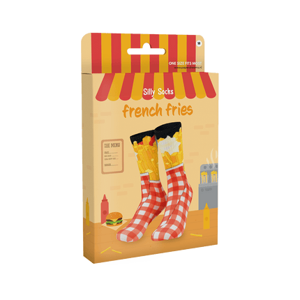 Grappige Sokken French Fries van Paper Dreams koop je bij Partywinkel