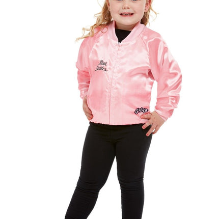 Grease Jas Roze Meisje Pink Ladies van Smiffys koop je bij Partywinkel