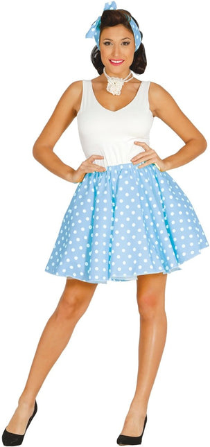 Grease Kostuum Dames Blauw van Fiestas Guirca koop je bij Partywinkel