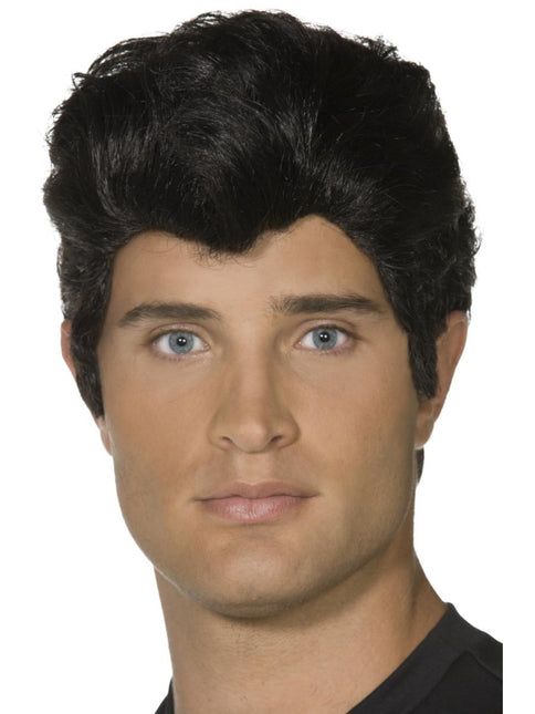 Grease Pruik Zwart Danny van Smiffys koop je bij Partywinkel