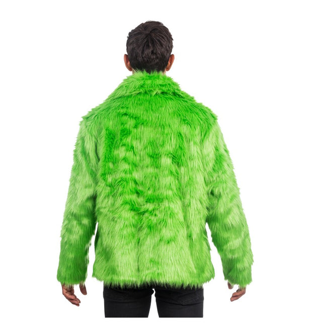 Cappotto in pelliccia sintetica verde - Unisex