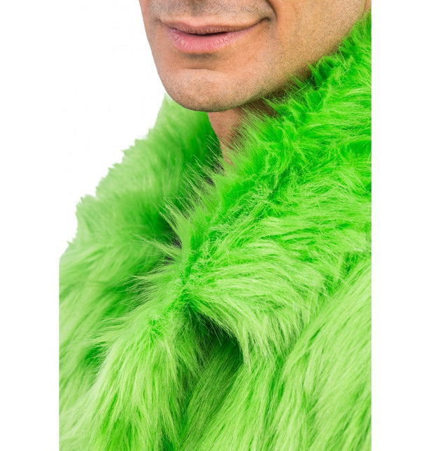 Cappotto in pelliccia sintetica verde - Unisex