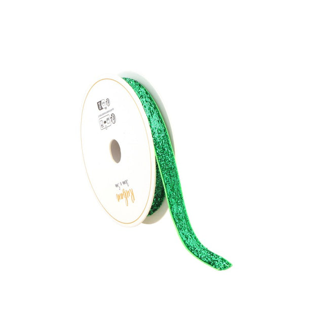NASTRO GLITTERATO VERDE 10 MM X 3 M