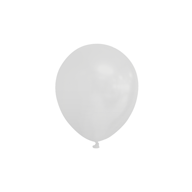 Grijze Ballonnen 13cm 100st van WeFiesta koop je bij Partywinkel