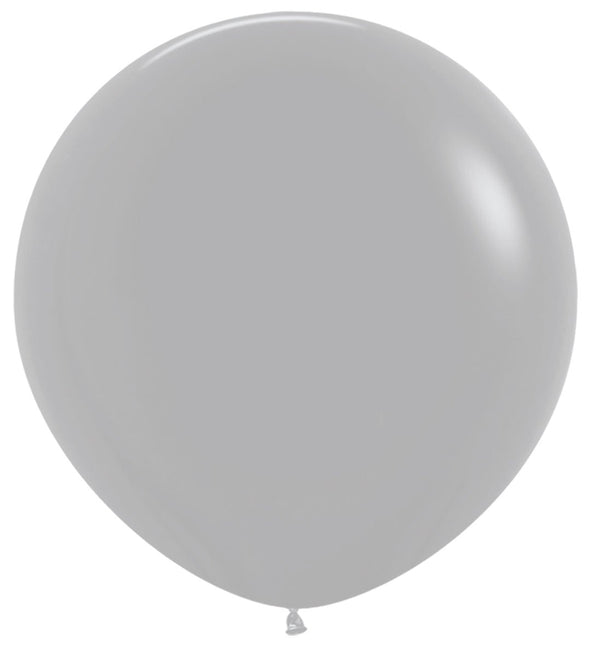 Grijze Ballonnen 91cm 10st van Sempertex koop je bij Partywinkel