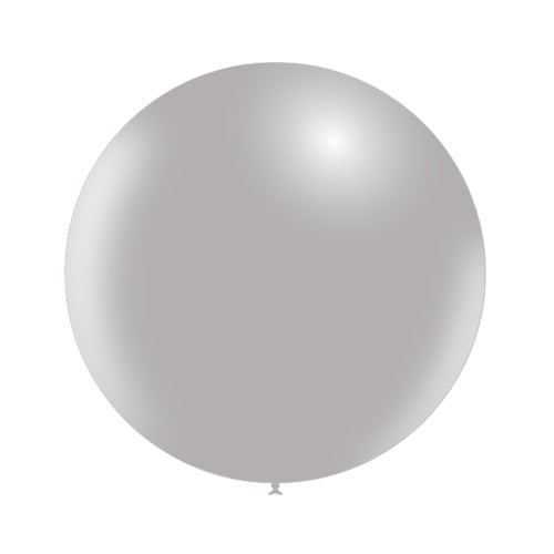 Grijze Reuze Ballon 60cm van Balloonia koop je bij Partywinkel