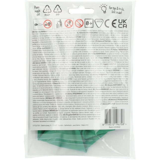 Groene Ballonn Pine Green 80cm van Folat koop je bij Partywinkel