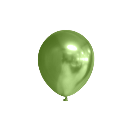 Groene Ballonnen Glans 13cm 100st van WeFiesta koop je bij Partywinkel